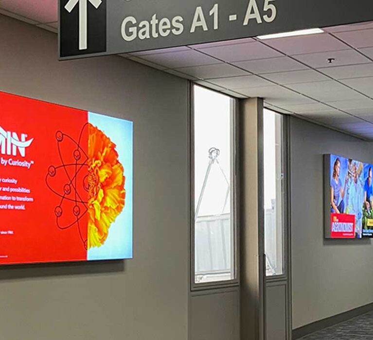 Departure Media Airport Advertising creates sense of place at Des Moines International Airport